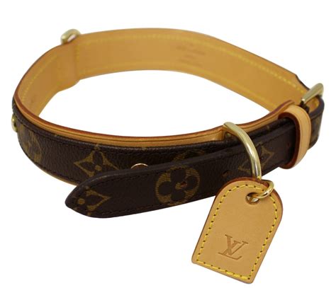 lv dog collar gm|louis vuitton collar and leash.